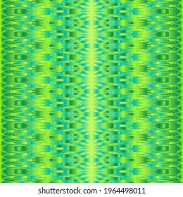 Patrón geométrico amarillo-verde sobre un fondo azul. Para texturas y diseño.