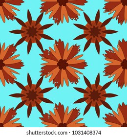 Geometric zentangle mandala frame border. Colorful Tribal Ethnic Festive Abstract Floral vector Pattern.