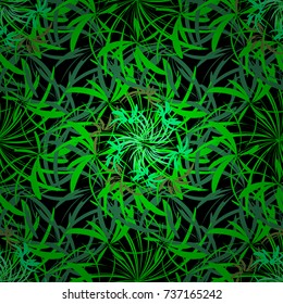 Geometric zentangle mandala frame border. Colorful Tribal Ethnic Festive Abstract Floral vector Pattern.