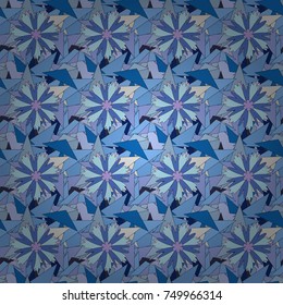 Geometric zentangle mandala frame border. Colorful Tribal Ethnic Festive Abstract Floral vector Pattern.