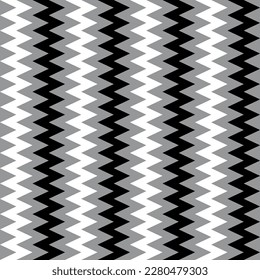 Geometric Zig Zag Line Vector Fashion Background Pattern Seamless