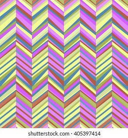 Geometric Zig Zag Pattern Colorful Detailed Stock Vector (Royalty Free ...