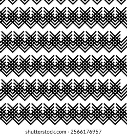 Geometric zig zag pattern, herringbone, vector