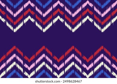 Geometric zigzag ethnic seamless pattern. abstract illustration. design for geometric pattern wallpaper. Tribal ethnic vector texture. Aztec style. Folk embroidery. Indian, Scandinavian, African rug.