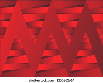 Geometric zigzag red abstract background design. Red square geometric texture background Can be adapt to Brochure, Annual Report, Magazine, Poster, Corporate Presentation, Portfolio, Flyer, Banner.