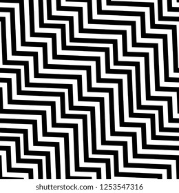 Geometric zigzag seamless pattern vector. Background stripes lines vintage elegant style.