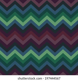 Geometric zigzag seamless pattern.Textile.  Vector illustration
