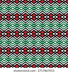 Forma Ziguezague Geométrica Detalhada Padrão Sem Costura Tecido Design Têxtil