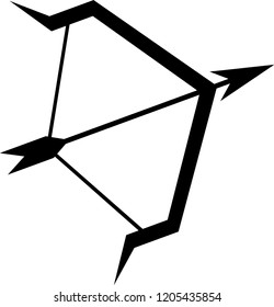 Geometric Zodiac Sign Sagittarius