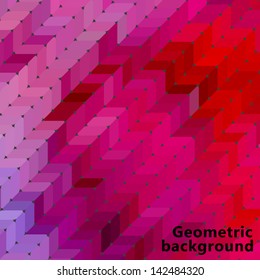 Geometrical abstract background