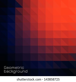 Geometrical abstract background