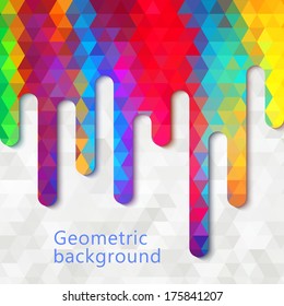 Geometrical abstract background