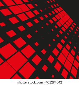 Geometrical abstract background. Squares vector graphic