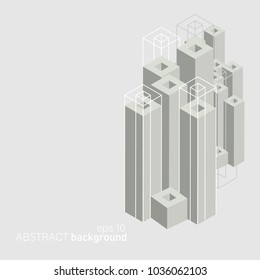 
geometrical abstract background. Vector