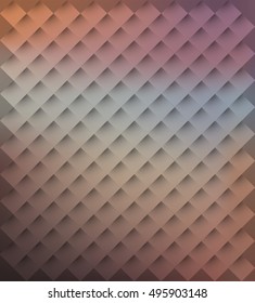 Geometrical abstract background Vector. Diamond shapes Modern texture. Stylish fabric. Trendy sweet autumn colors