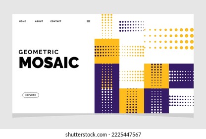 Geometrischer abstrakter Hintergrund Vektorgrafik