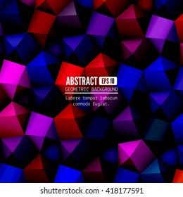 Geometrical abstract background. Vector illustration