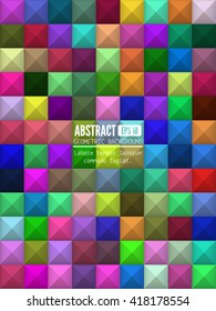 Geometrical abstract background. Vector illustration