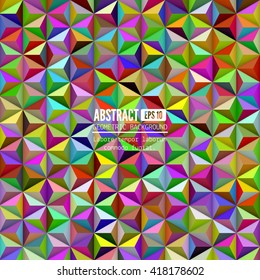 Geometrical abstract background. Vector illustration