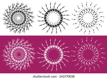 geometrical abstract decor symbol