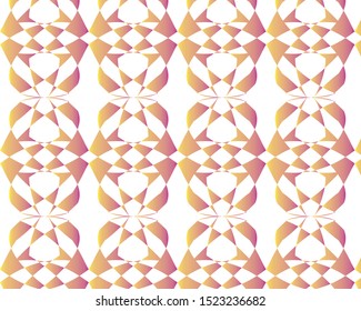Geometrical abstract design elements for textile and decorative wallpaper 