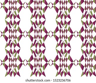 Geometrical abstract design elements for textile and decorative wallpaper 