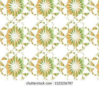 Geometrical abstract design elements for textile and decorative wallpaper 