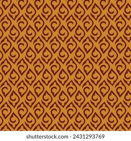 Geometrical Abstract ethnic block print allover seamless repeat pattern