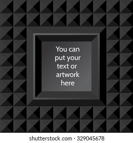 Geometrical abstract frame which can be used for your artwork, website, point of sale