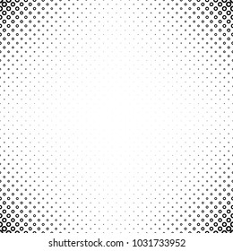 Geometrical abstract halftone circle pattern background - vector graphic from rings