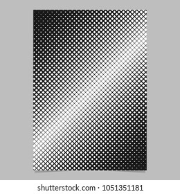 Plantilla de póster de fondo de patrón cuadrado abstracto geométrico abstracto de medio tono diagonal