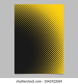 Geometrical abstract halftone dot background pattern page design