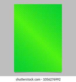 Geometrical abstract halftone dot background pattern page template