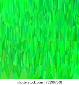 Geometrical abstract irregular triangle background - polygon vector illustration from green triangles