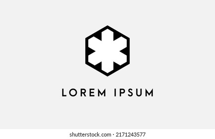 Geometrical abstract logos Icon design