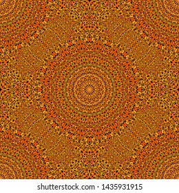 Geometrical abstract mandala flower pattern - spiritual oriental elegant floral seamless bohemian vector background