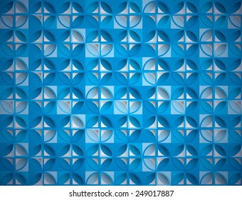 geometrical abstract pattern from 3d ornament 
