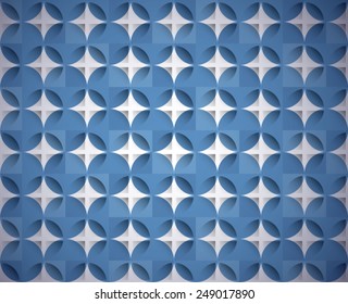 geometrical abstract pattern from 3d ornament 