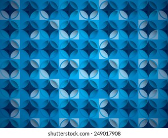 geometrical abstract pattern from 3d ornament 
