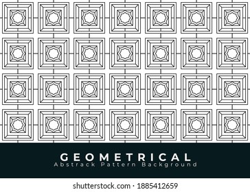 Geometrical abstract pattern background. fit for wallpaper, fabric surface, etc.