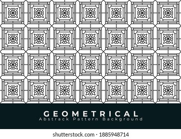 Geometrical abstract pattern background. Suitable for wallpaper, background, fabric surface, etc.
