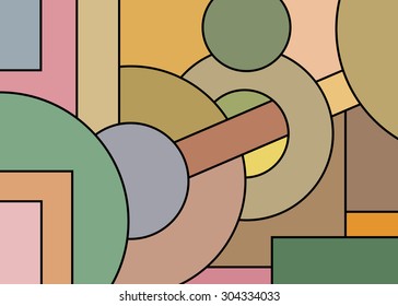  geometrical abstract pattern modern art