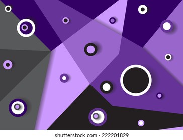 Geometrical abstract pattern modern style