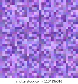 Geometrical abstract square mosaic background - vector design from squares in purple tones