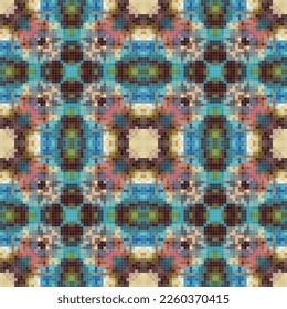 Fondo geométrico abstracto de mosaico cuadrado