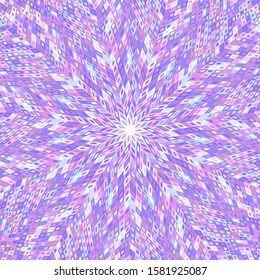 Geometrical abstract tiled mosaic pattern background - circular colorful vector graphic with geometric shapes