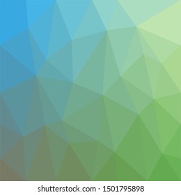 Geometrical abstract triangle tiled pattern background - vector graphic from triangles in colorful tones