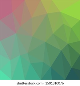 Geometrical abstract triangle tiled pattern background - vector graphic from triangles in colorful tones