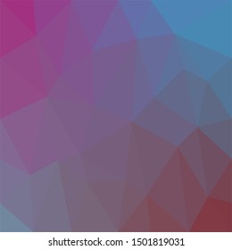 Geometrical abstract triangle tiled pattern background - vector graphic from triangles in colorful tones