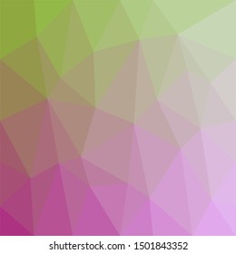 Geometrical abstract triangle tiled pattern background - vector graphic from triangles in colorful tones